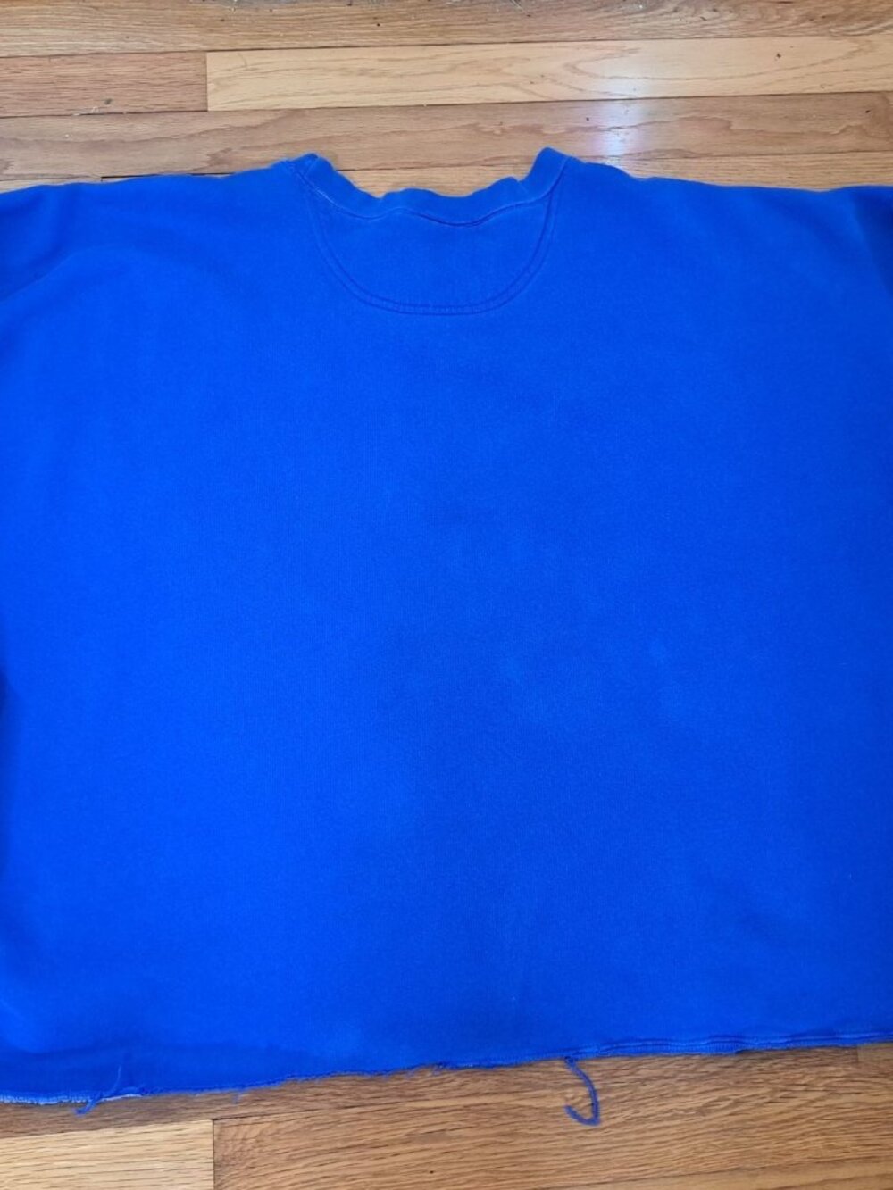 Vintage 1990's Nike Mens Blue Crewneck Sweatshirt 3XL Black Swoosh Logo - Picture 12 of 12